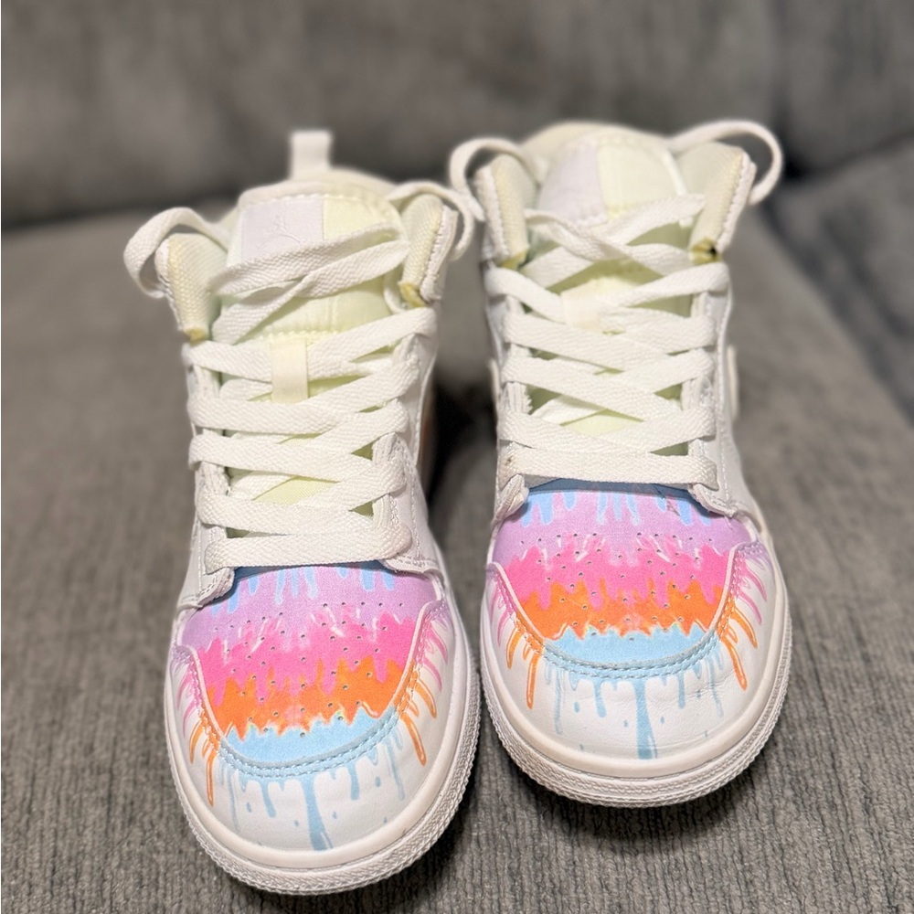 Custom Nike Air Jordan 1 Mid Sneakers
